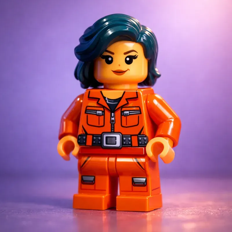 Cinematic Colorful Lego Portrait Guides