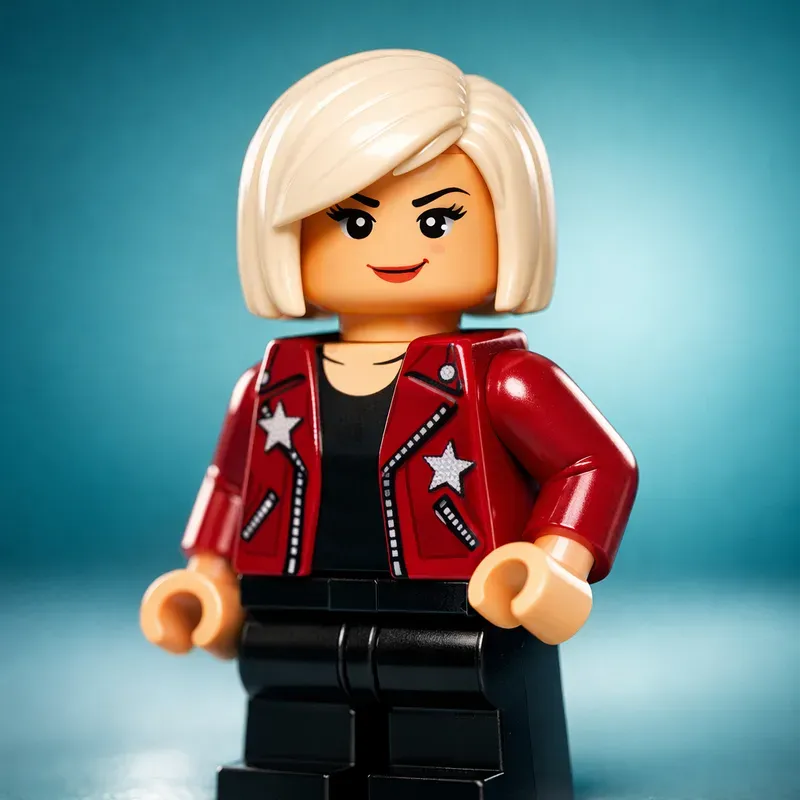 Cinematic Colorful Lego Portrait Guides