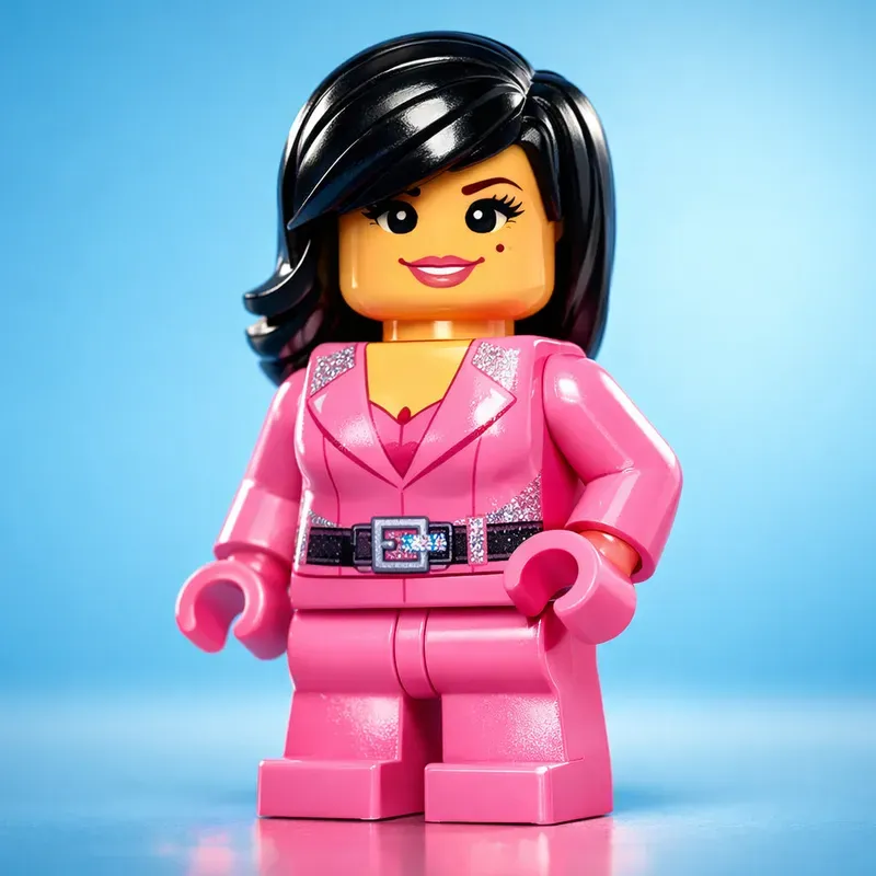 Cinematic Colorful Lego Portrait Guides