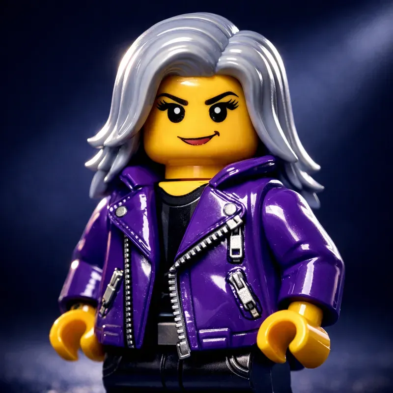 Cinematic Colorful Lego Portrait Guides