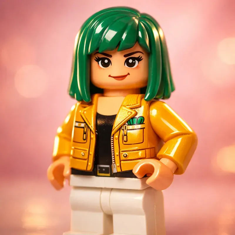 Cinematic Colorful Lego Portrait Guides