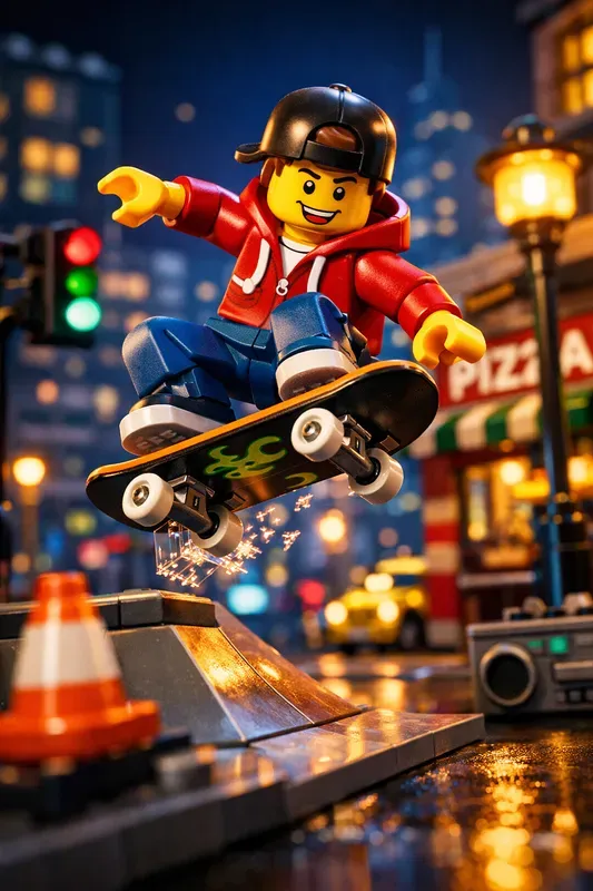 Cinematic Legostyle Reallife Characters
