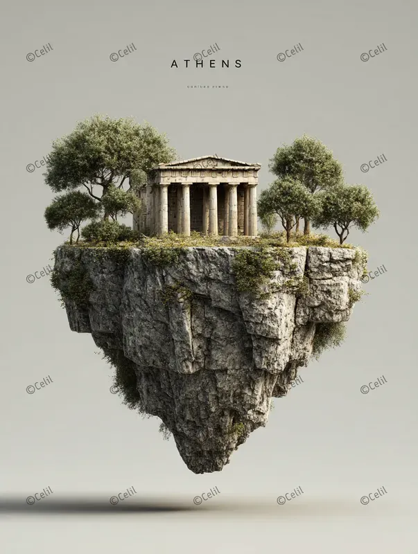 Surreal Floating Cities