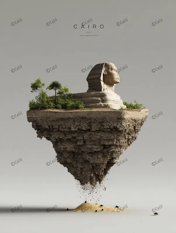 Surreal Floating Cities