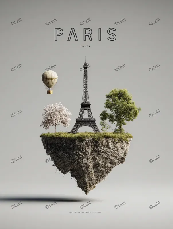 Surreal Floating Cities