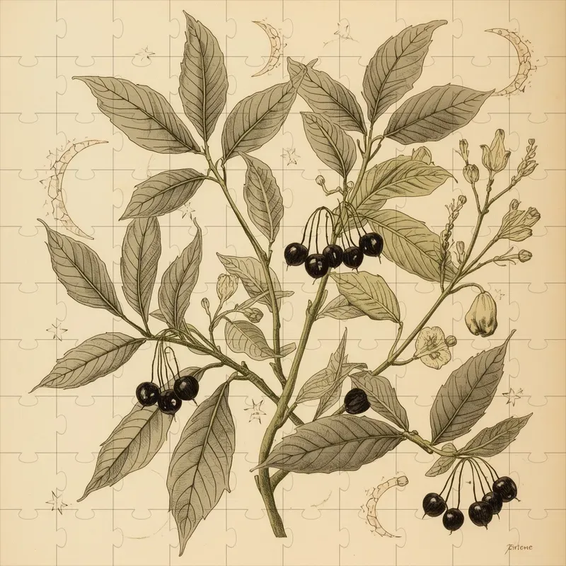 Enchanted Gothic Botanical Illustrations