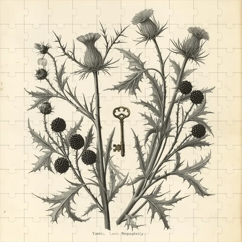 Enchanted Gothic Botanical Illustrations