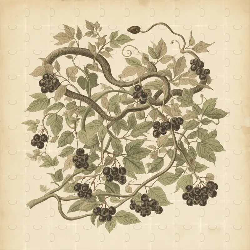 Enchanted Gothic Botanical Illustrations