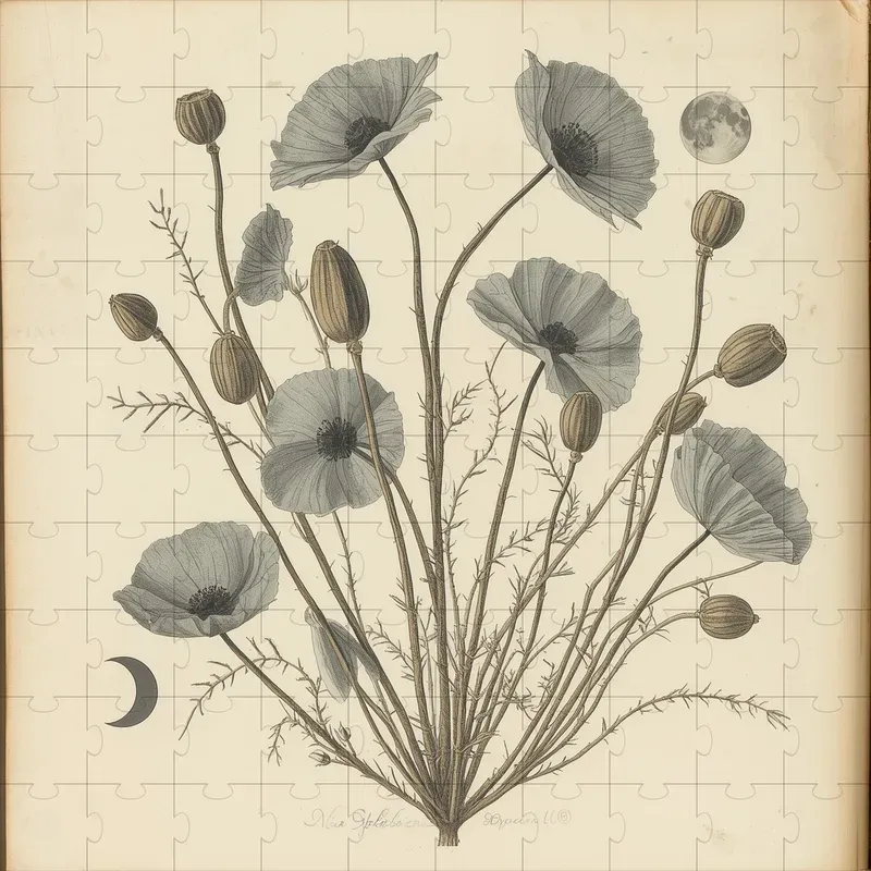 Enchanted Gothic Botanical Illustrations