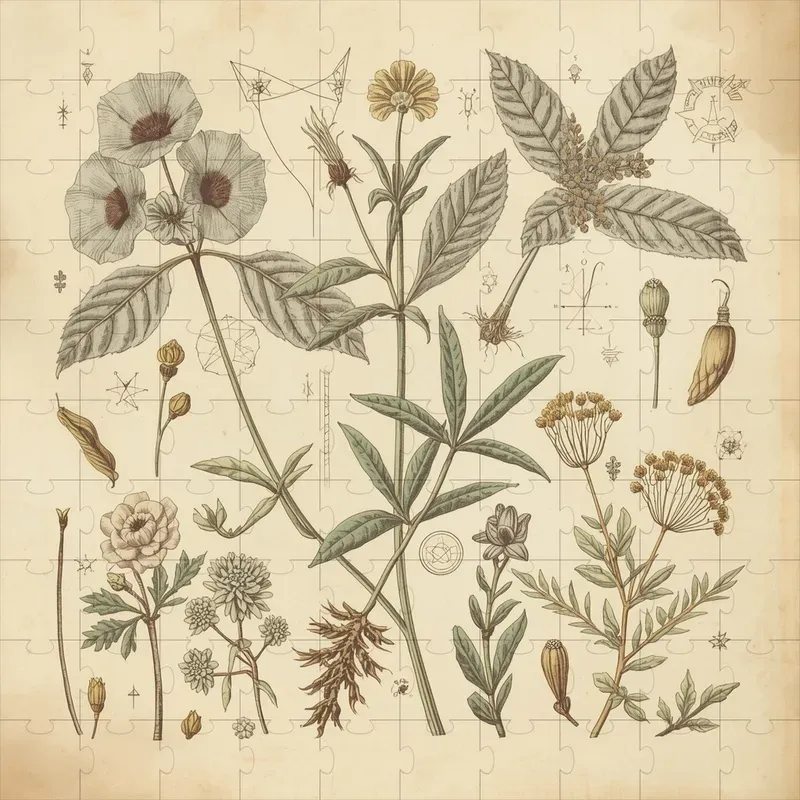 Enchanted Gothic Botanical Illustrations