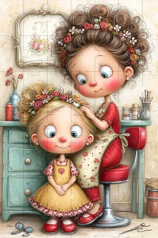 Retro Cartoon Mothers Day Posters
