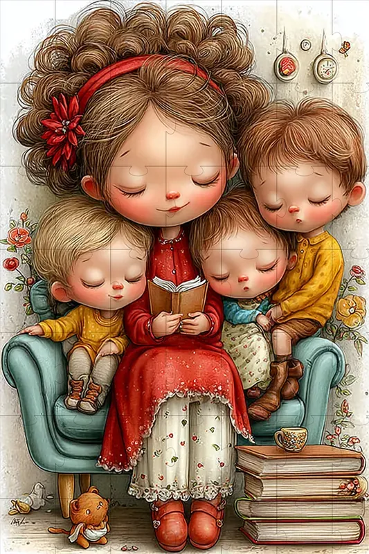 Retro Cartoon Mothers Day Posters