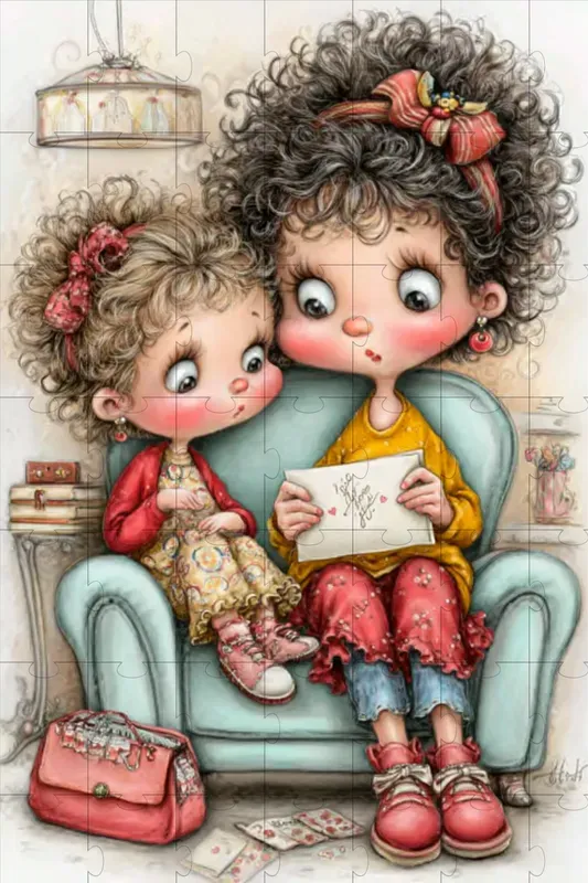 Retro Cartoon Mothers Day Posters