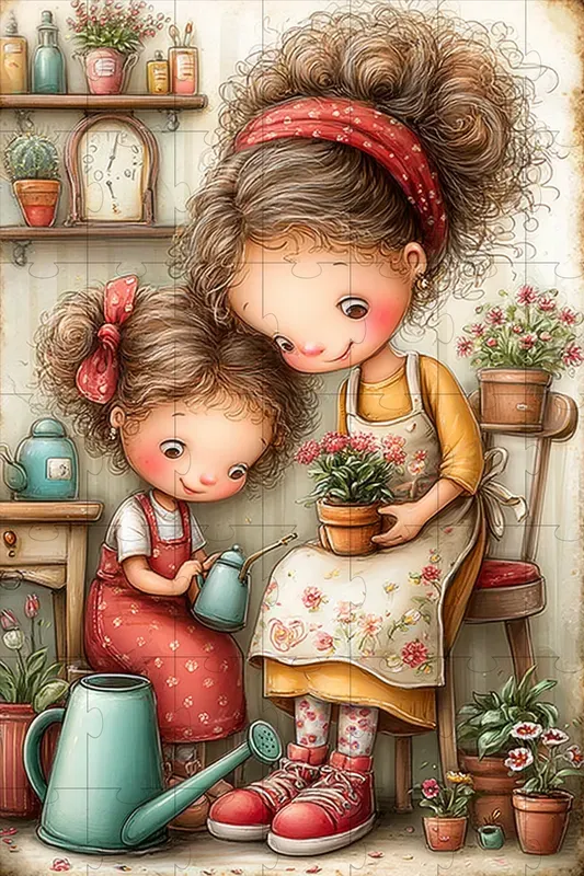 Retro Cartoon Mothers Day Posters