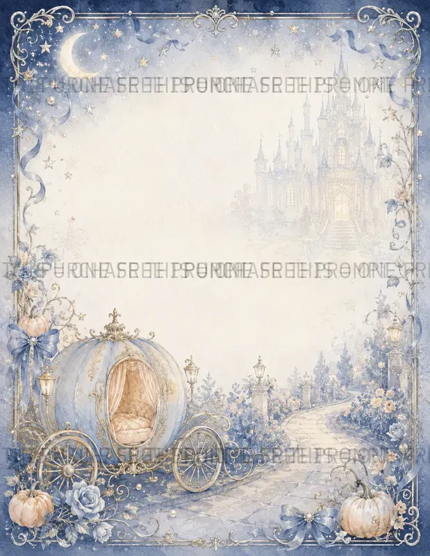 Midnight Fairytale Journal Pages