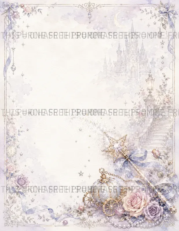 Midnight Fairytale Journal Pages