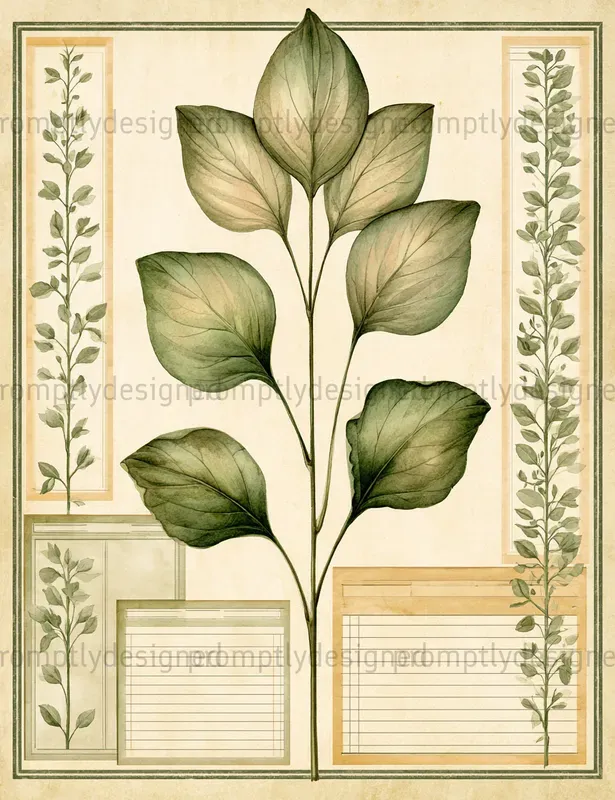 Vintage Seed Catalog Pages