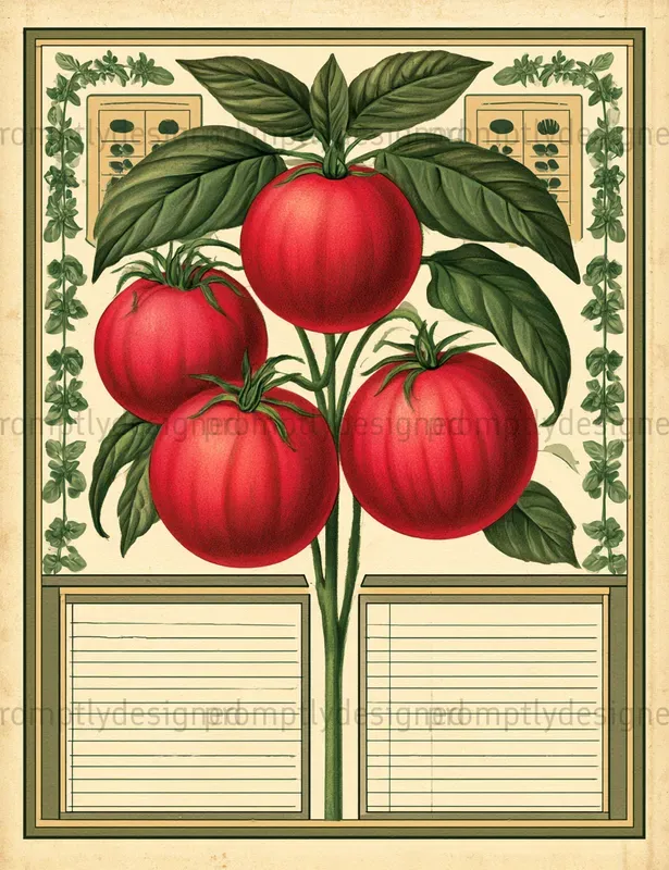 Vintage Seed Catalog Pages