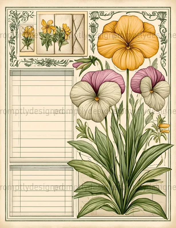Vintage Seed Catalog Pages