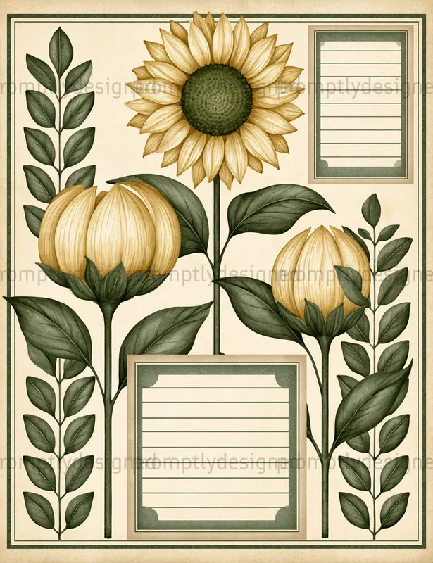 Vintage Seed Catalog Pages