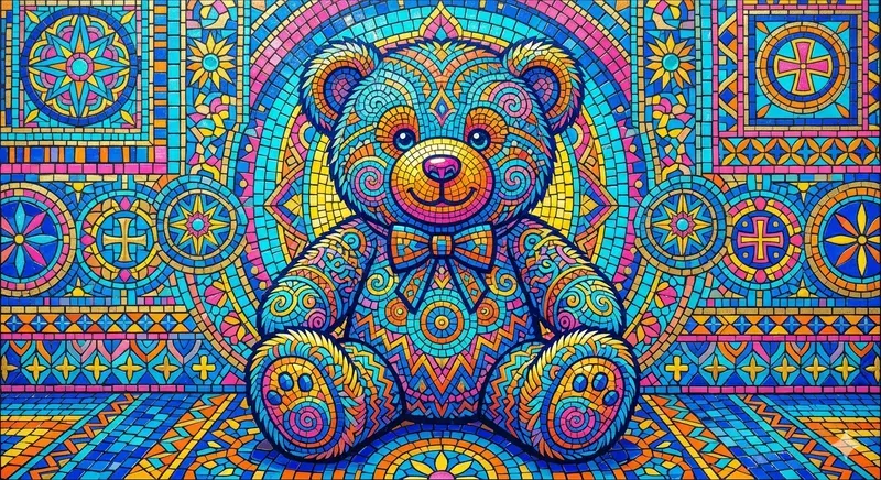 Vibrant Pop Byzantine Mosaic Makers