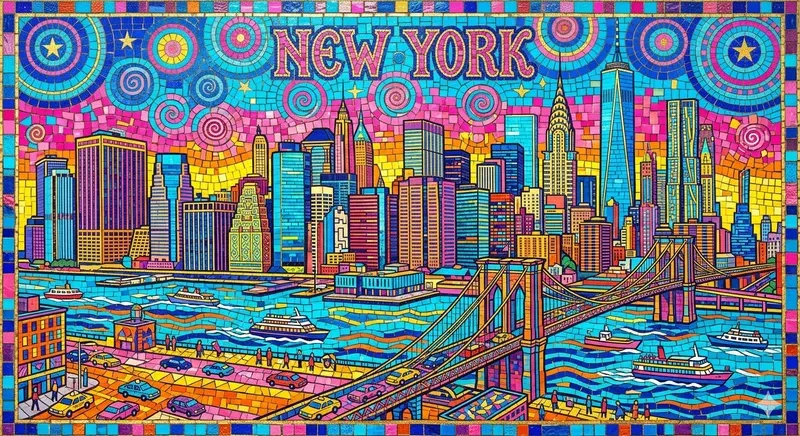 Vibrant Pop Byzantine Mosaic Makers