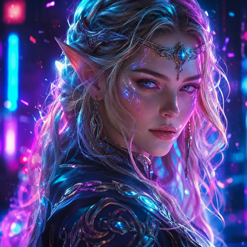 Ultimate Neon Portrait Generator 8K Pro