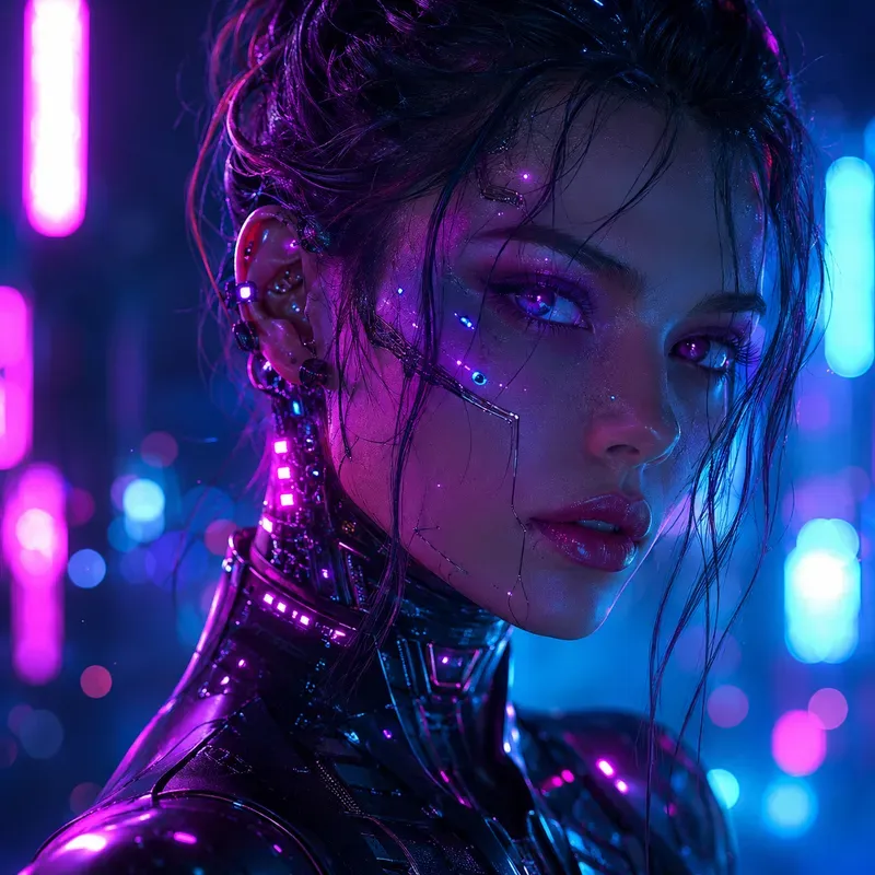 Ultimate Neon Portrait Generator 8K Pro