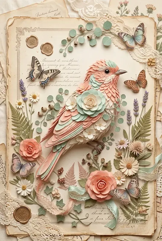 Floral 3D Animal Characters