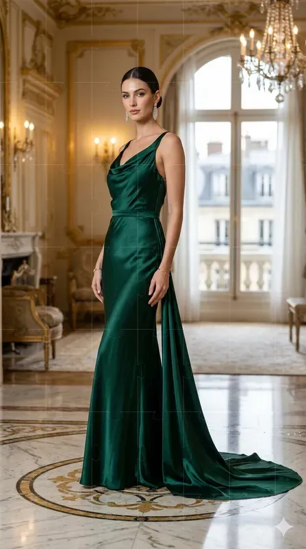 Luxury Silk Satin Apparel Portraits