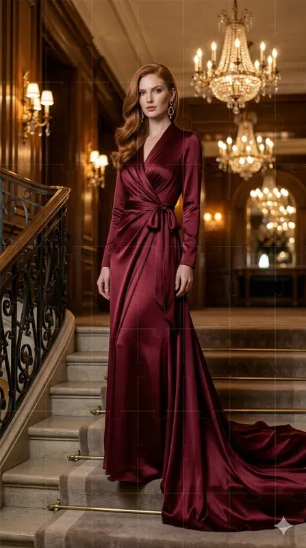 Luxury Silk Satin Apparel Portraits