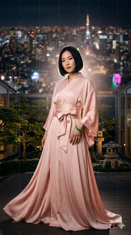 Luxury Silk Satin Apparel Portraits