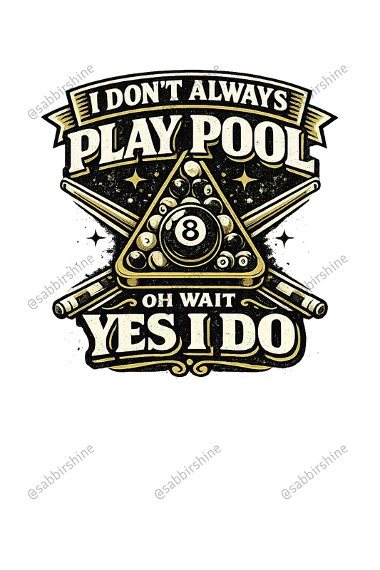Funny Pool Billiards Tshirt Designs