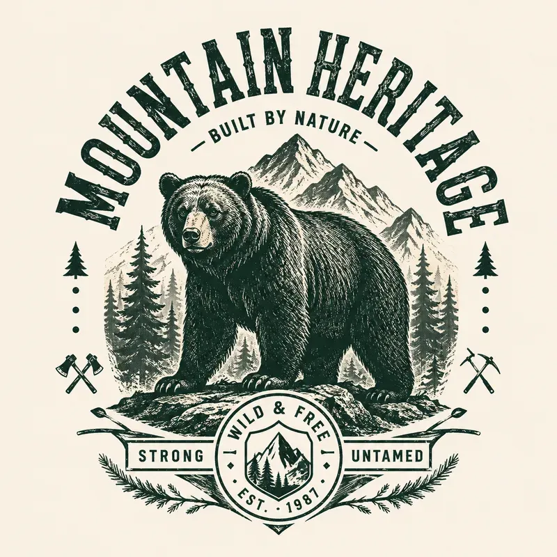 Vintage Animal Heritage Tshirt Generator
