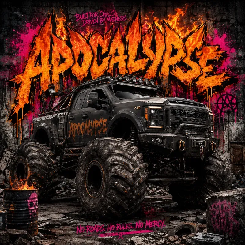 Graffiti Offroad Truck Art