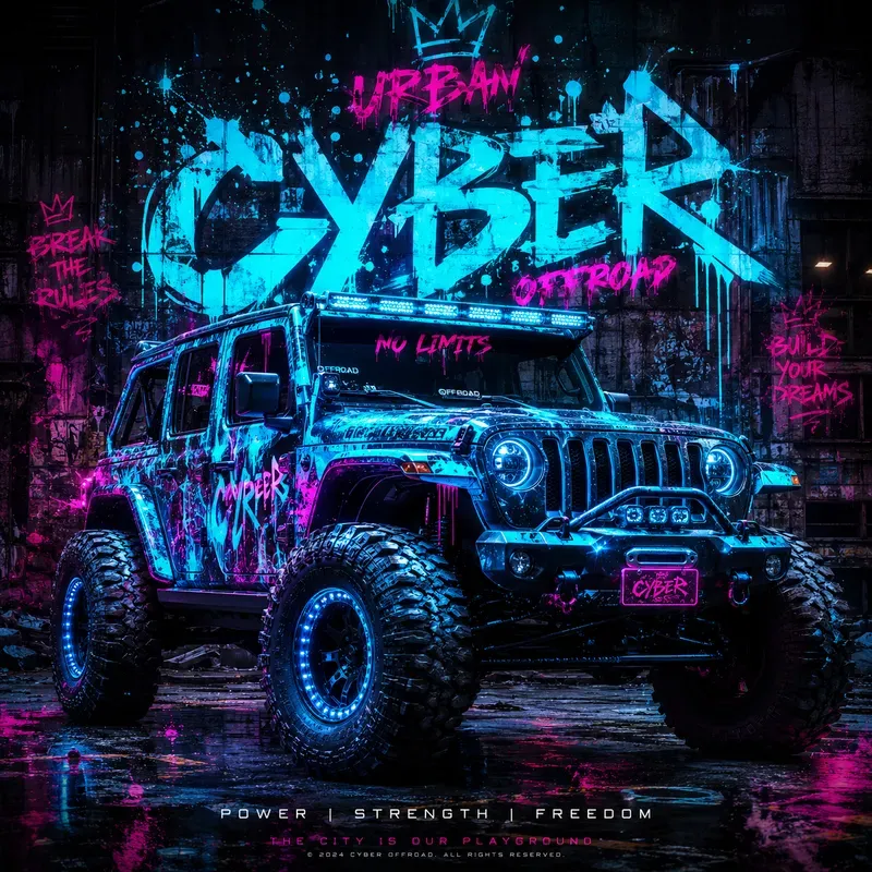 Graffiti Offroad Truck Art