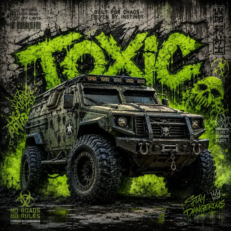 Graffiti Offroad Truck Art
