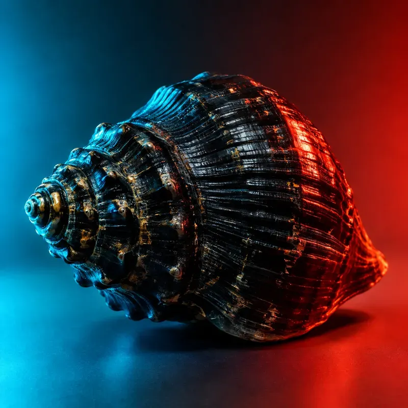 Surreal Neon Object Portraits