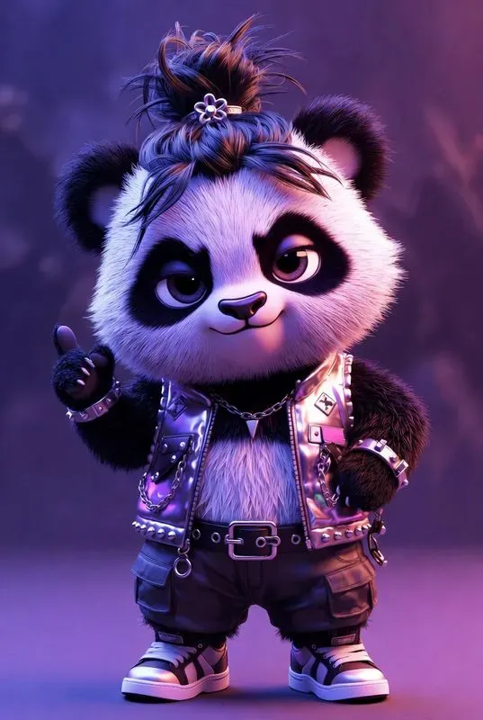 Cute Viral Pixar Baby Panda Avatars