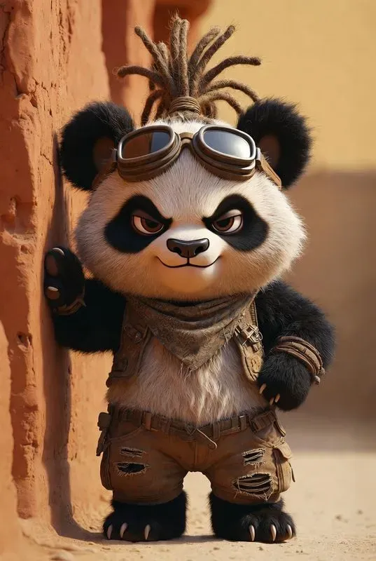 Cute Viral Pixar Baby Panda Avatars