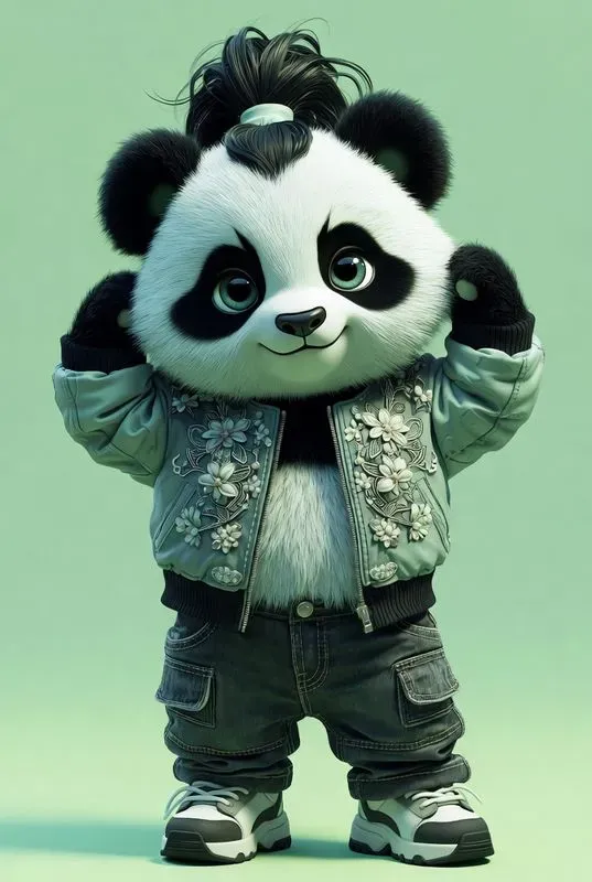 Cute Viral Pixar Baby Panda Avatars