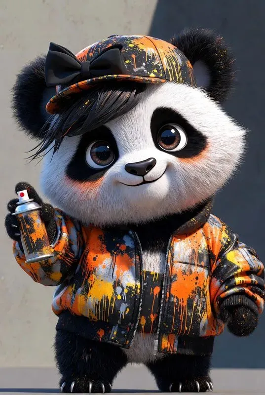 Cute Viral Pixar Baby Panda Avatars
