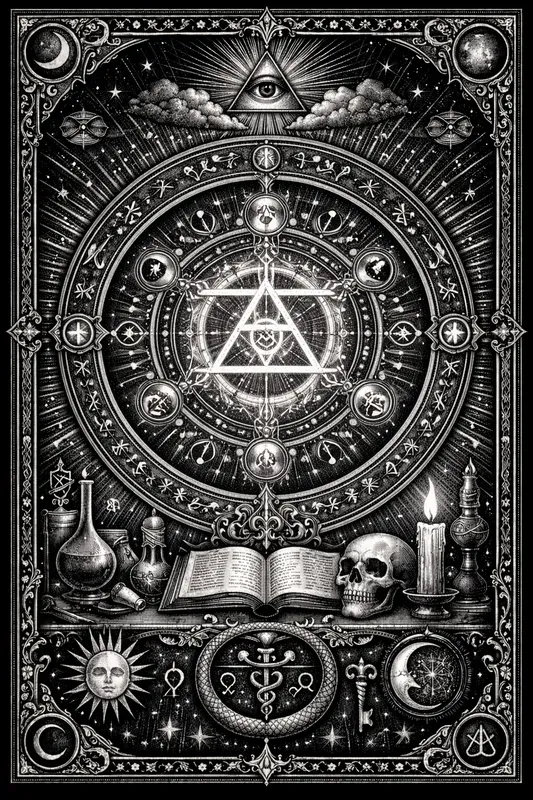 Occult Sacred Geometry Cards