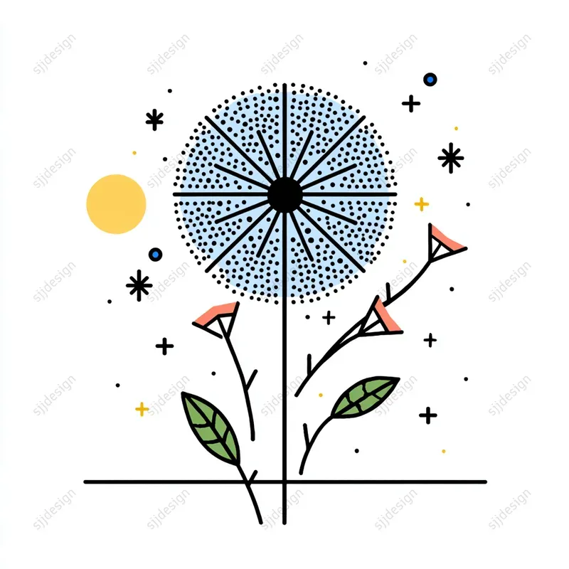 Scandinavian Minimal Folk Illustrations