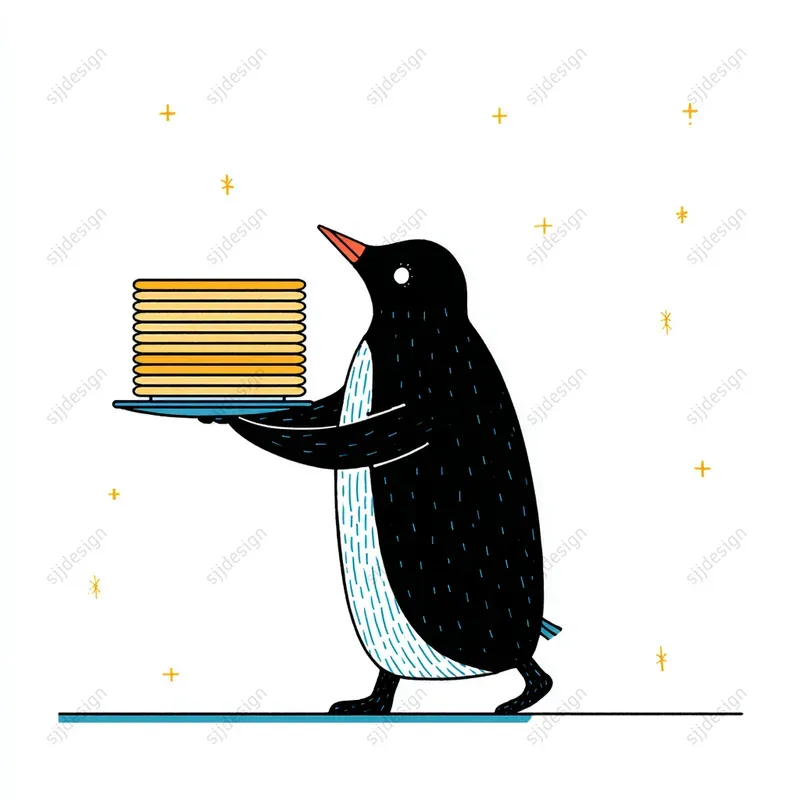 Scandinavian Minimal Folk Illustrations