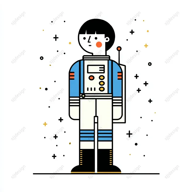 Scandinavian Minimal Folk Illustrations