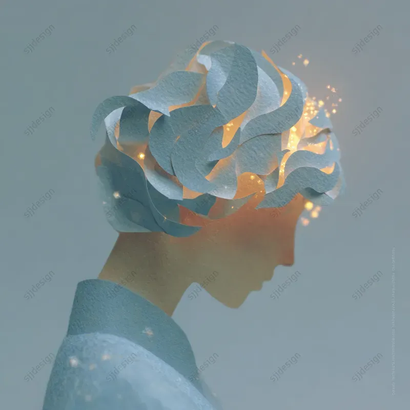 Ethereal Paper Sculpture Portraits