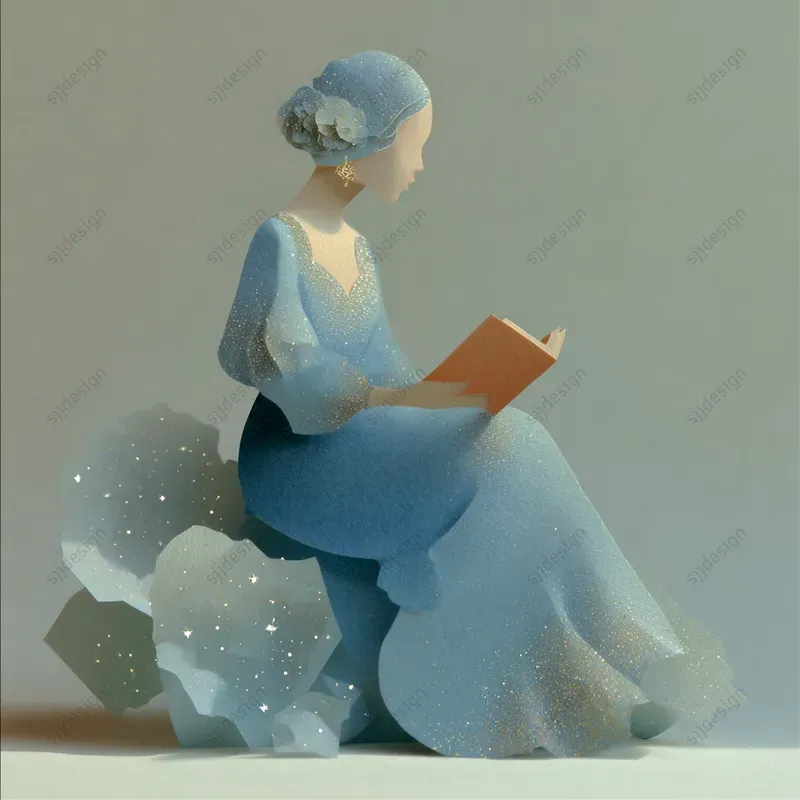 Ethereal Paper Sculpture Portraits