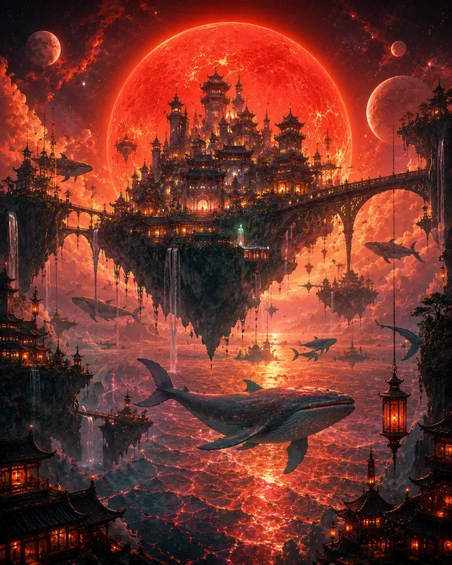 Mystical Red Sun Worlds Generator