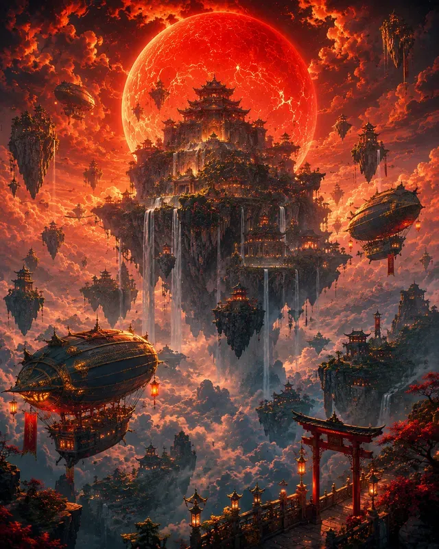 Mystical Red Sun Worlds Generator